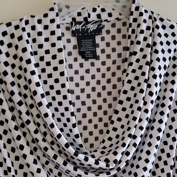 Lord & Taylor Cowl Neck Sleeveless Top - Picture 2 of 3